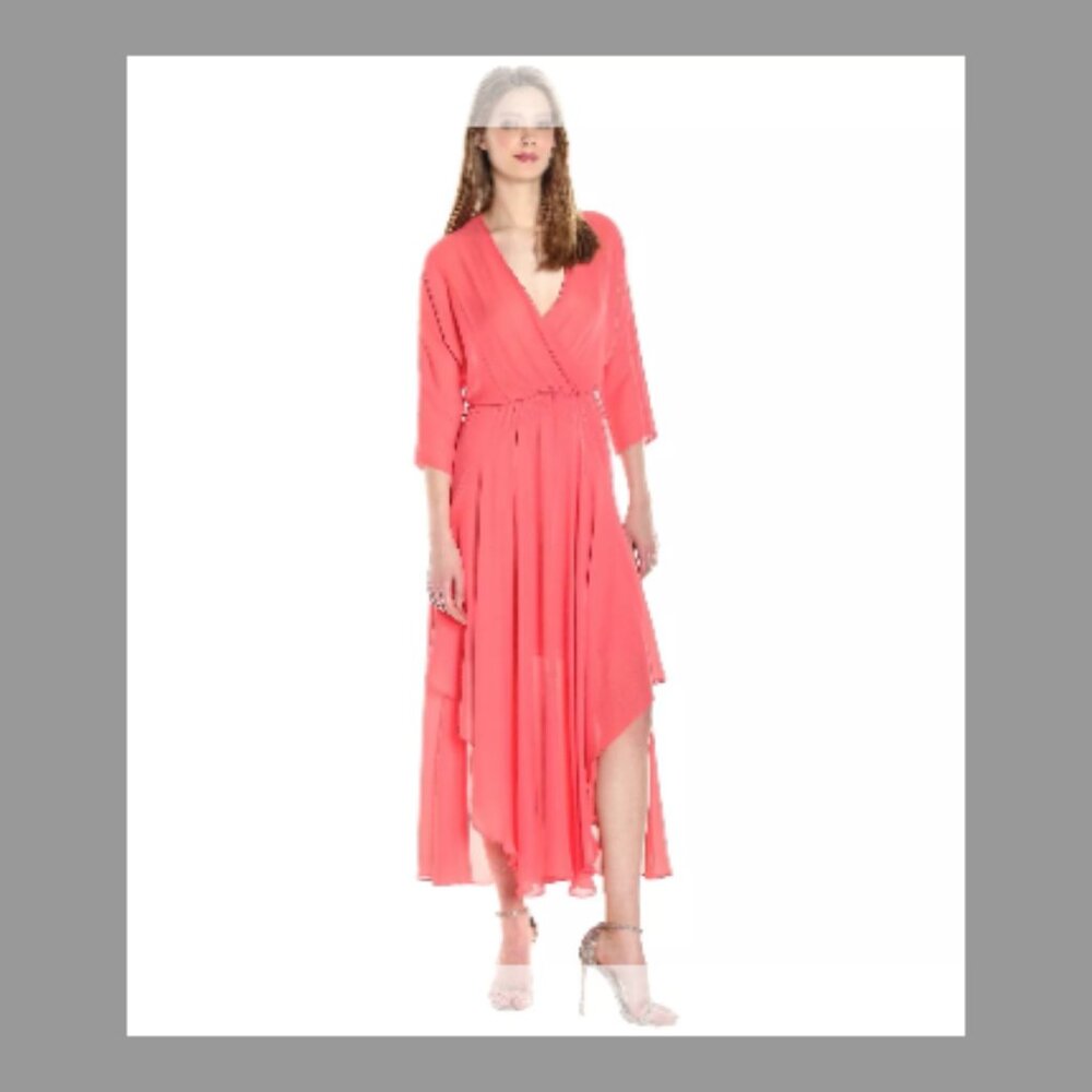 Catherine Malandrino Womens Larissa Dress Watermelon Julep Size 2 Wedding NEW